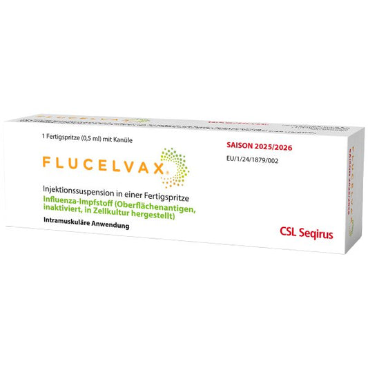 20 x Flucelvax® (Saison 2026/27) 1x0,5ml mit Kanüle